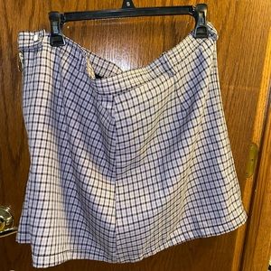 plaid skirt